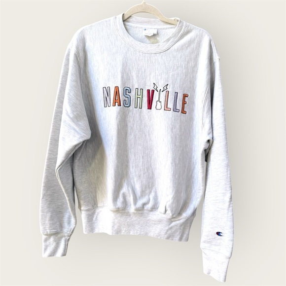 Champion Tops - Champion Embroidered Nashville Graphic Sweatshirt